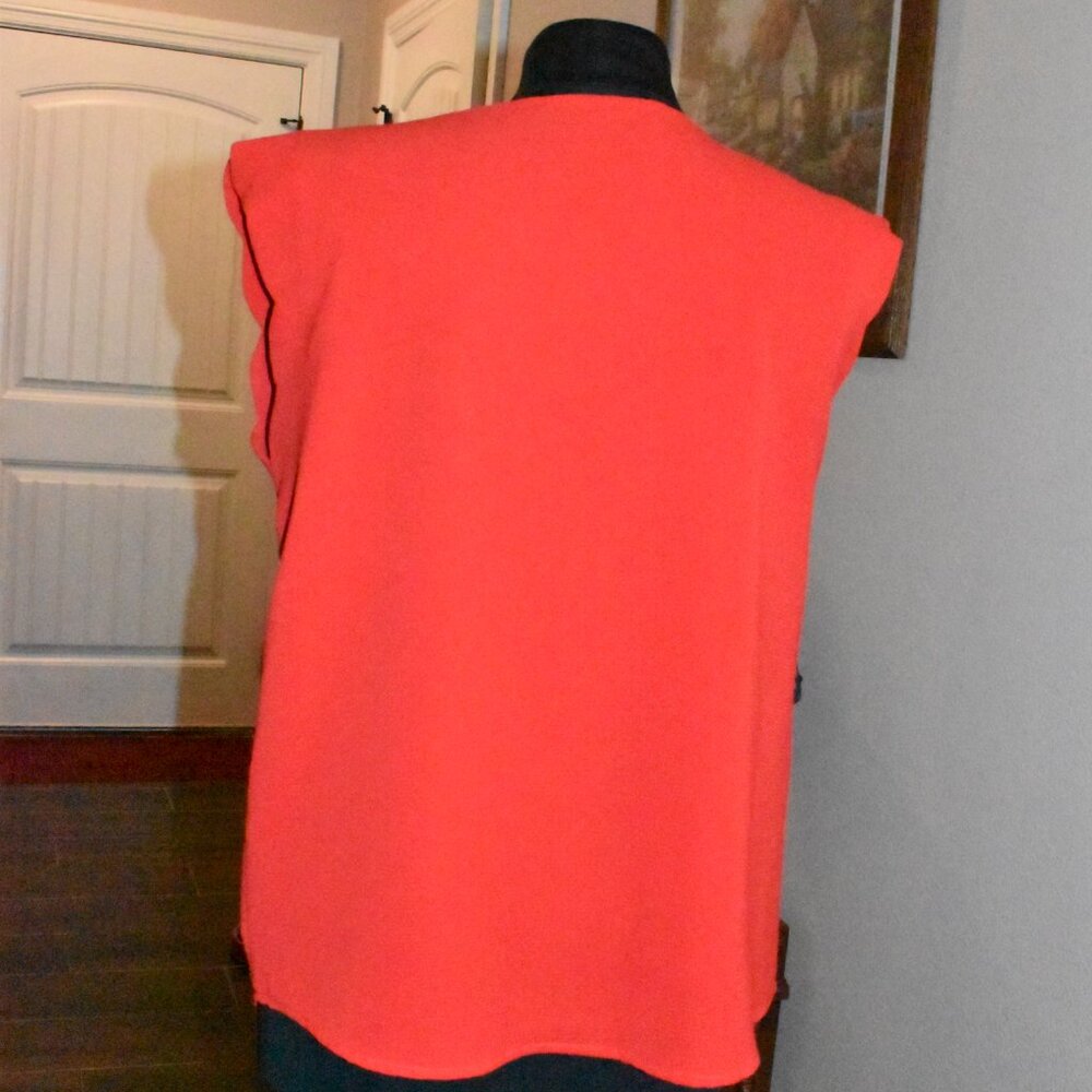 Very Nice Papermoon Mariko Scallop Sleeve Blouse Size M - Picture 5 of 6